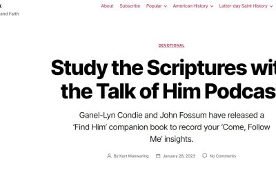 From the Desk: Study the Scriptures with the Talk of Him Podcast