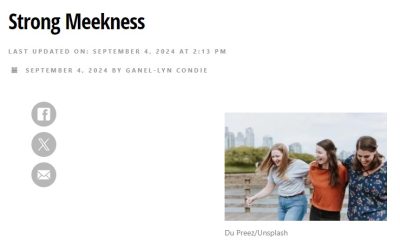 PATHEOS: Strong Meekness